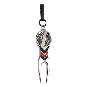 Golf Divot Repair Fork Ball Marker Tool