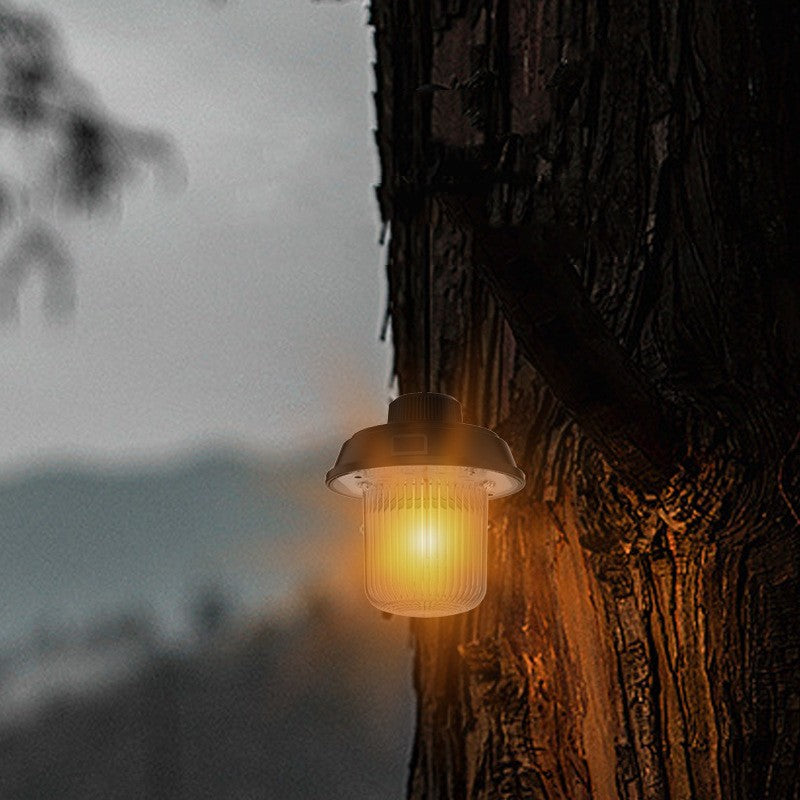 Retro Rechargeable Camping Lantern Portable Outdoor Light