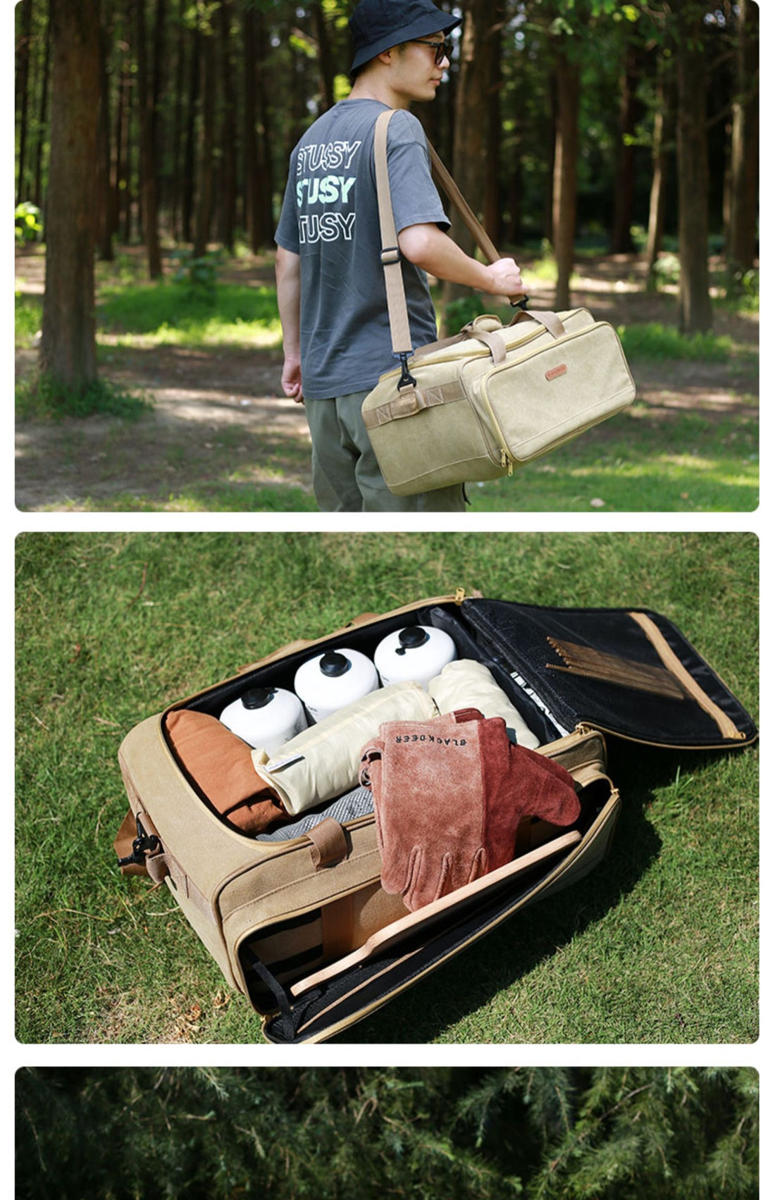 Camping Cookware Set With Stove Gas Tank Picnic Kit