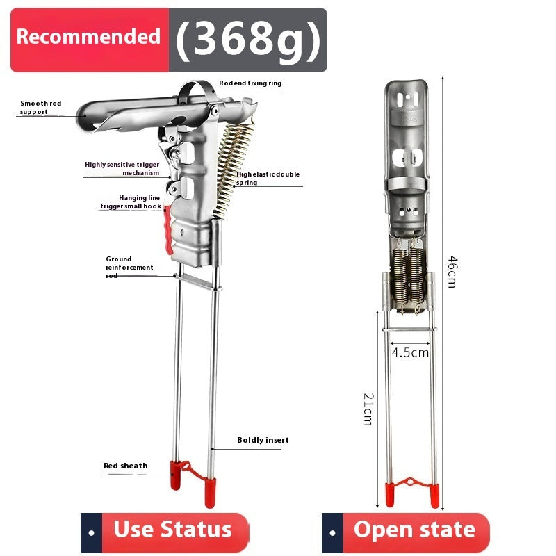 Automatic Stainless Steel Fishing Rod Holder Adjustable Folding Bracket