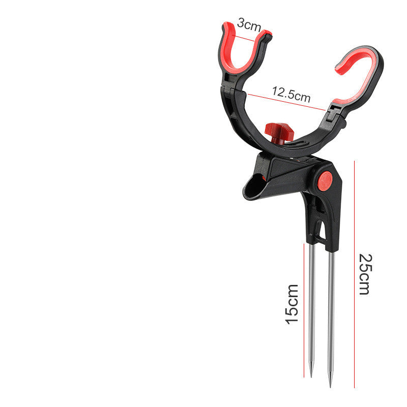 Steel Fishing Rod Holder Bracket Anti-Rust Tackle Stand