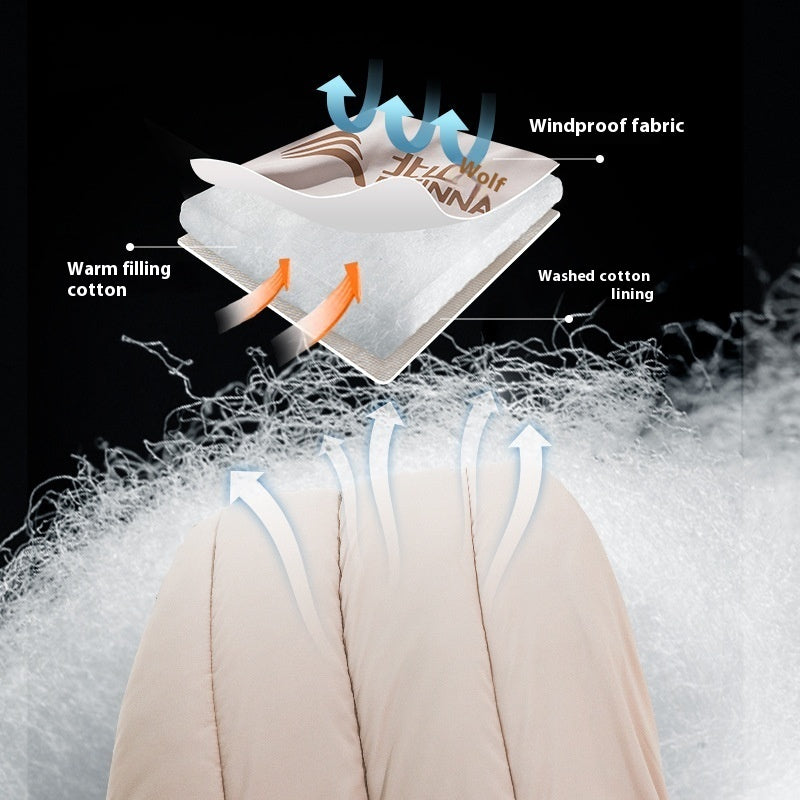 Double Thickened Outdoor Cold Protection Camping Sleeping Bag