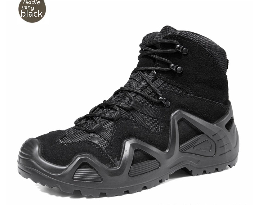Mid Top High Top Military Combat Hiking Boots