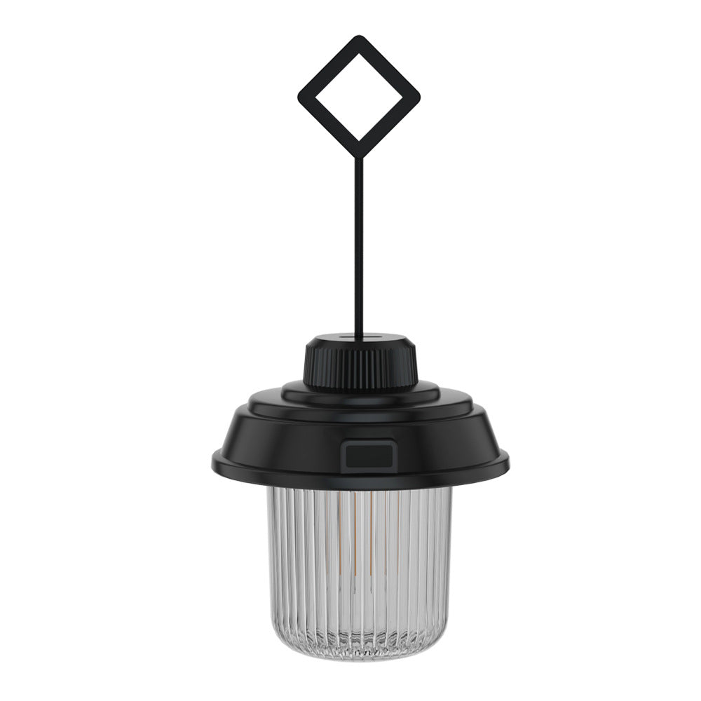 Retro Rechargeable Camping Lantern Portable Outdoor Light