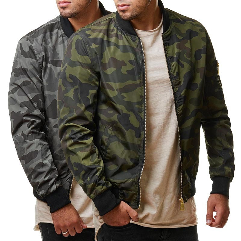 Men’s Camouflage Bomber Jacket