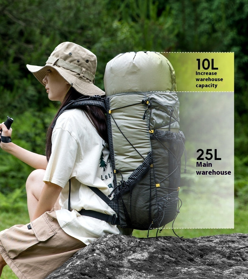 Outdoor Mountaineering 35L Large Capacity Hiking Backpack