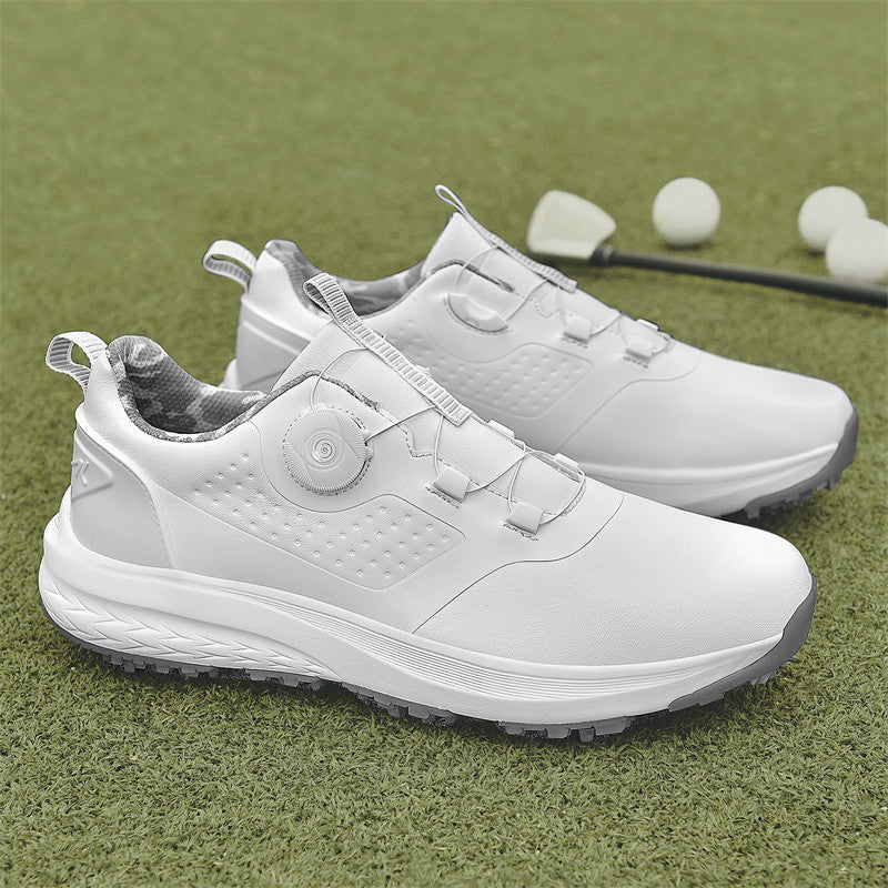 Waterproof Spiked Golf Shoes Couple Track Shoes