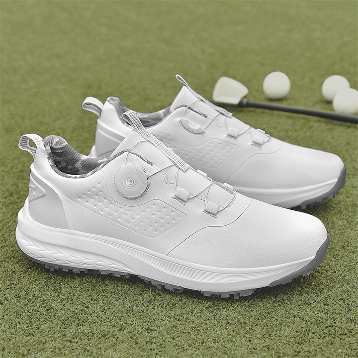 Waterproof Spiked Golf Shoes Couple Track Shoes