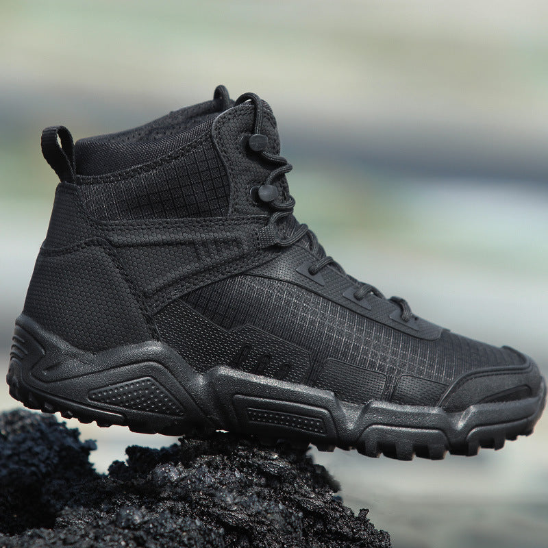 Men’s Ultralight Mid-Top Desert Tactical Combat Hiking Boots