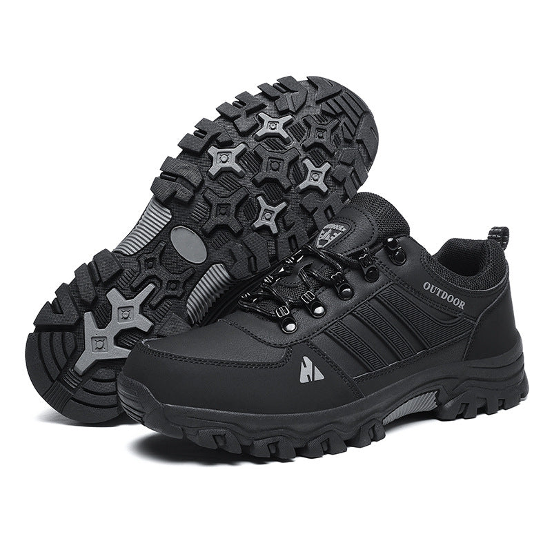 Men’s Low-Top Hiking Boots Casual Lace-Up Sneakers