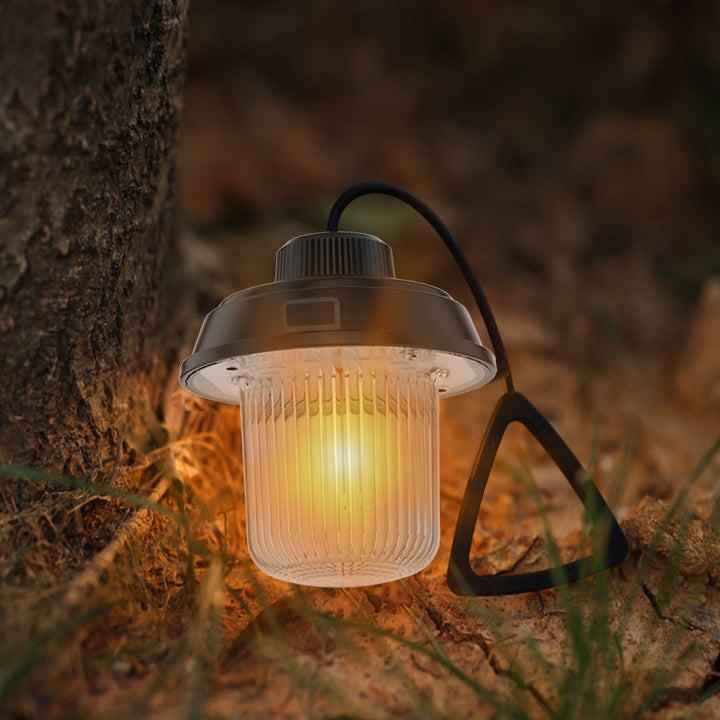 Retro Rechargeable Camping Lantern Portable Outdoor Light
