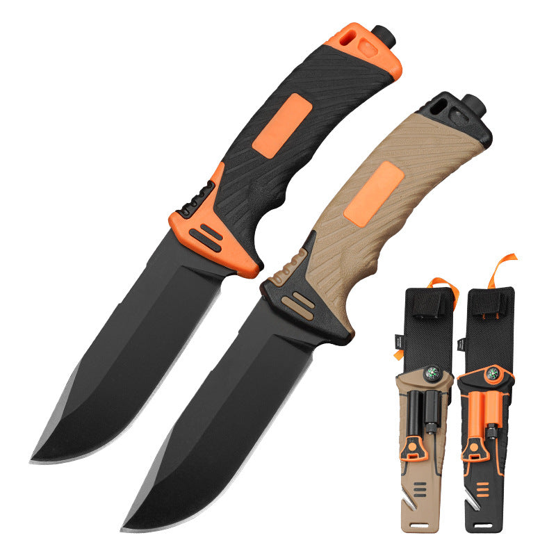 Outdoor High Hardness Tactical Straight Knife Self Defense Knife