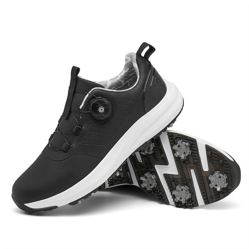 Waterproof Spiked Golf Shoes Couple Track Shoes