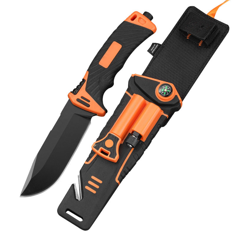Outdoor High Hardness Tactical Straight Knife Self Defense Knife