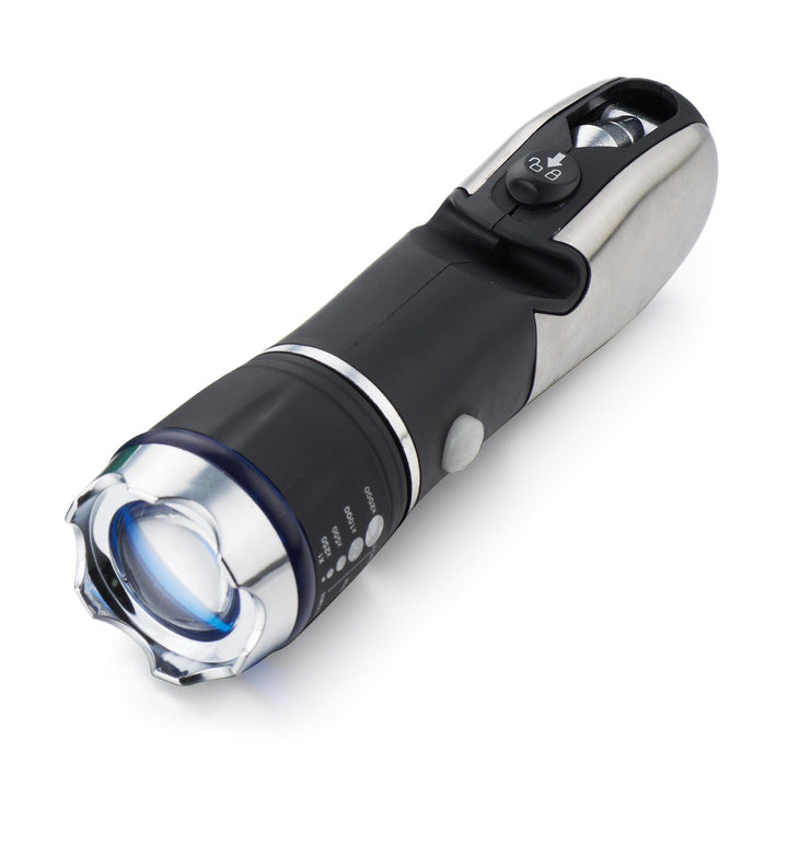 Multifunctional LED Camping Flashlight Escape Hammer