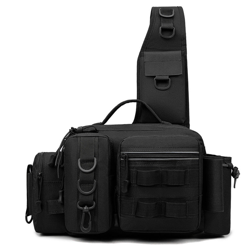 High Capacity Fishing Backpack With Chest Pack Rod Bag