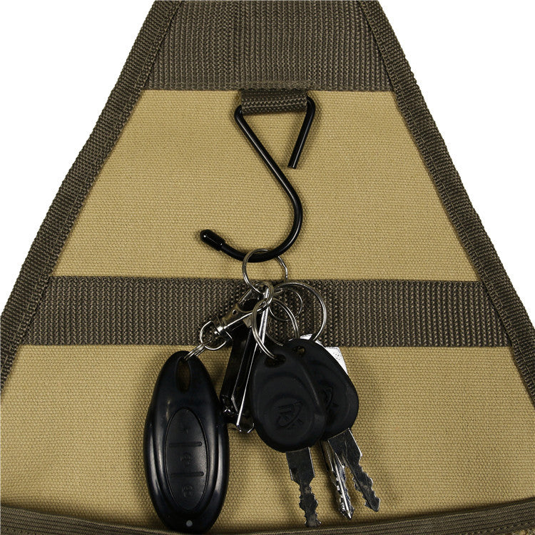 Camping Tableware Set Foldable Hanging Cookware Utensil Bag