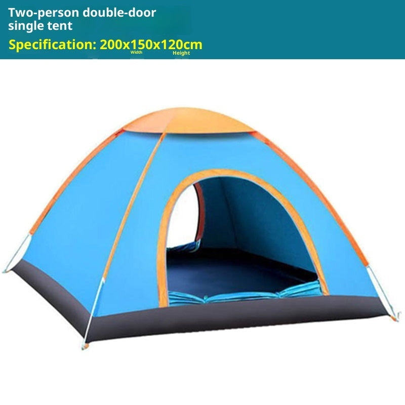 Automatic Outdoor Camping Tent Single Double Door
