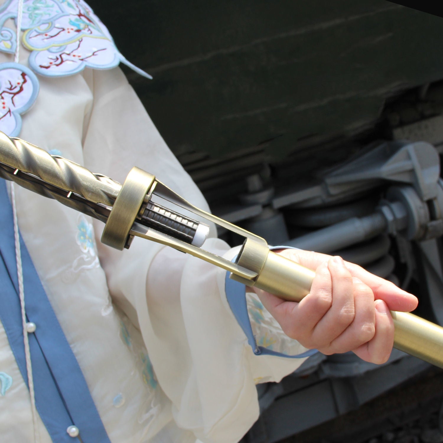 Folding Trekking Pole with Portable Stool