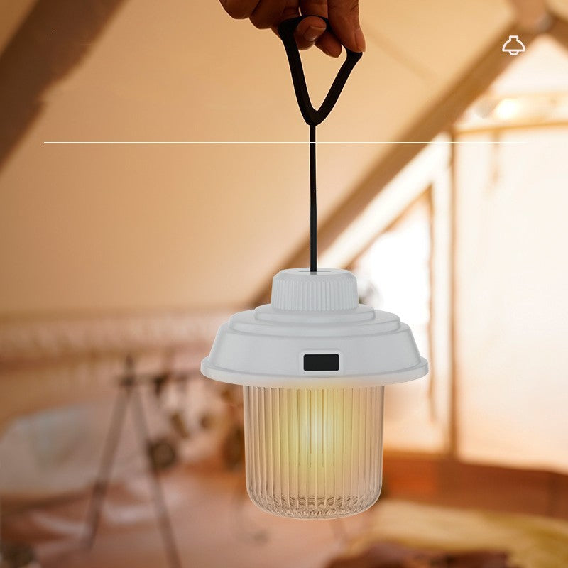 Retro Rechargeable Camping Lantern Portable Outdoor Light