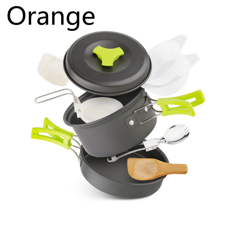 Compact Camping Cookware Set For 1-2 People