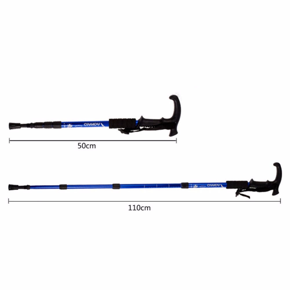 Professional Retractable Aluminum Alloy Trekking Pole