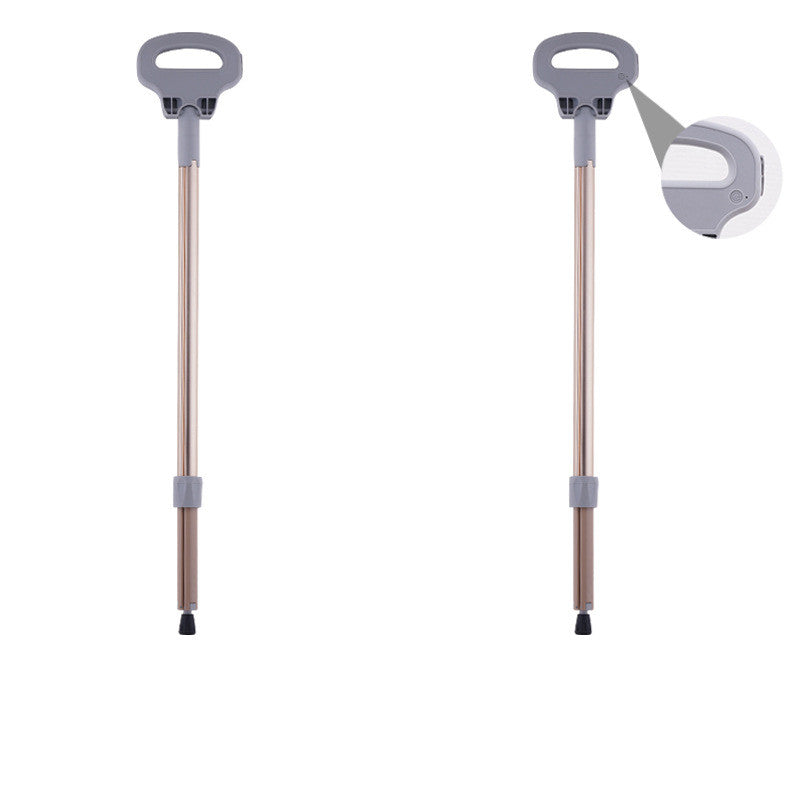 Folding Aluminum Alloy Multi Function Trekking Crutch
