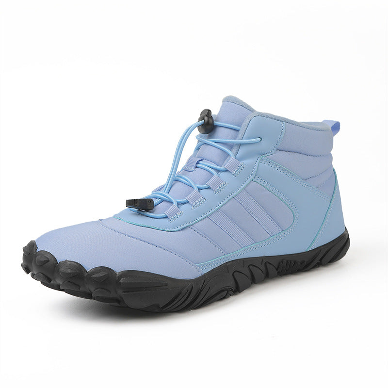 Men’s High-Top Waterproof Snow Boots Warm Non-Slip Hiking Shoes