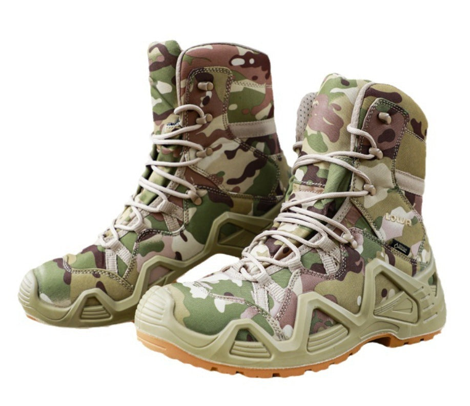 Mid Top High Top Military Combat Hiking Boots