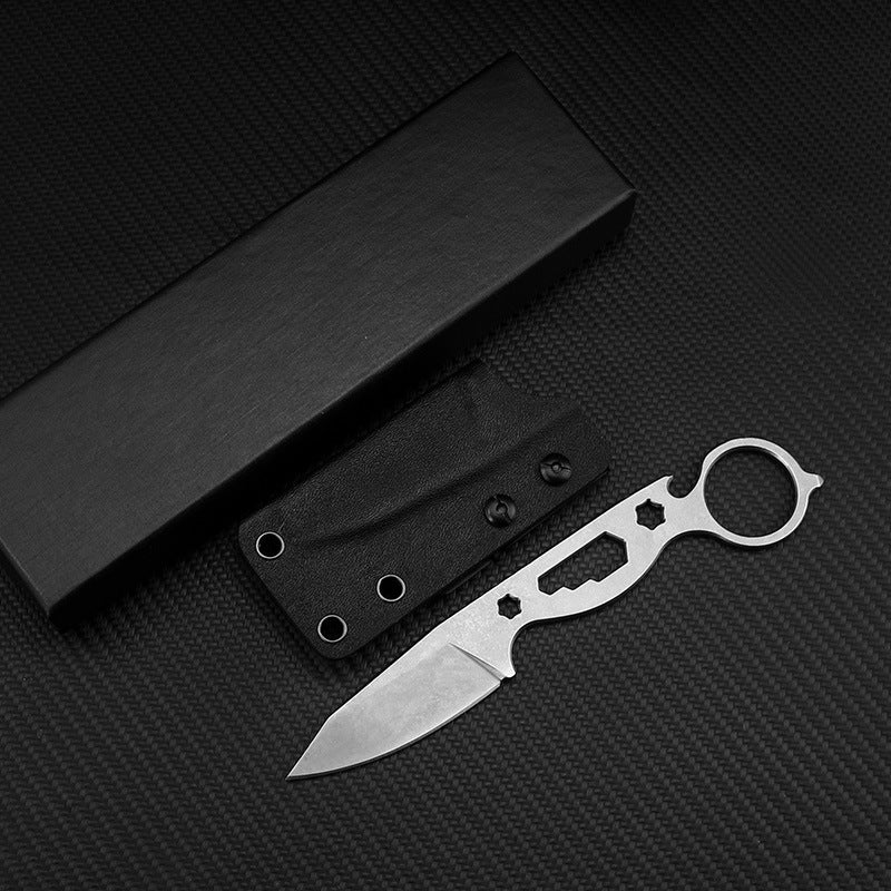 Wilderness Survival Straight Pocket Hunting Knife Compact Tool