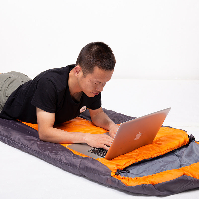 Warm Thickened Camping Sleeping Bag Self-Driving Travel Gear