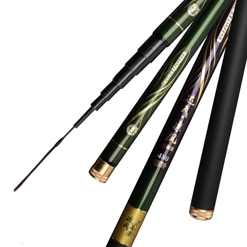 High Carbon Fishing Rod 6H19 Hard Hand Pole Short Pitch Rod