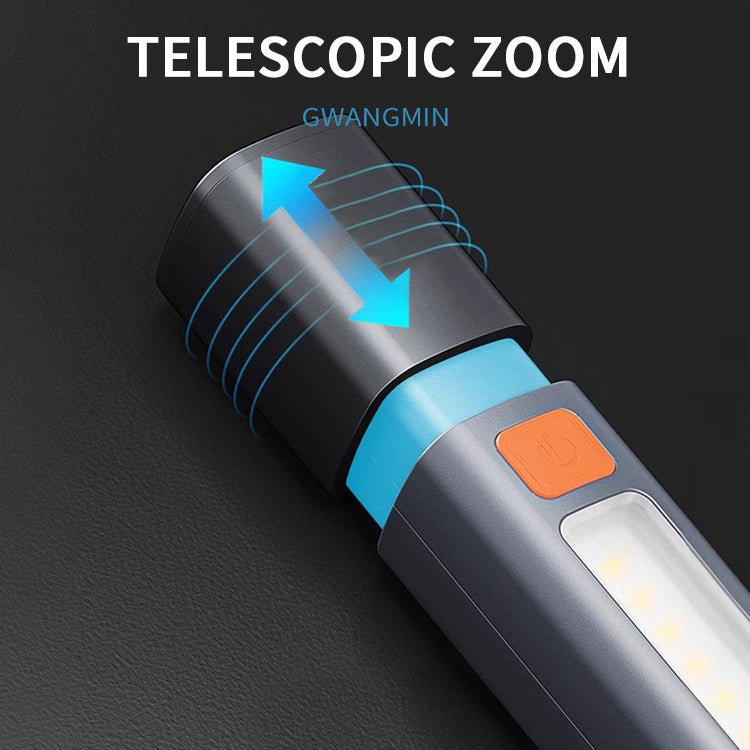 Rechargeable Multifunctional Camping Lantern Portable Hook Flashlight
