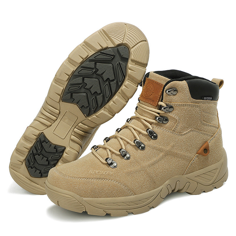 Men’s Mid-Top Autumn Winter Plus Size Hiking Boots