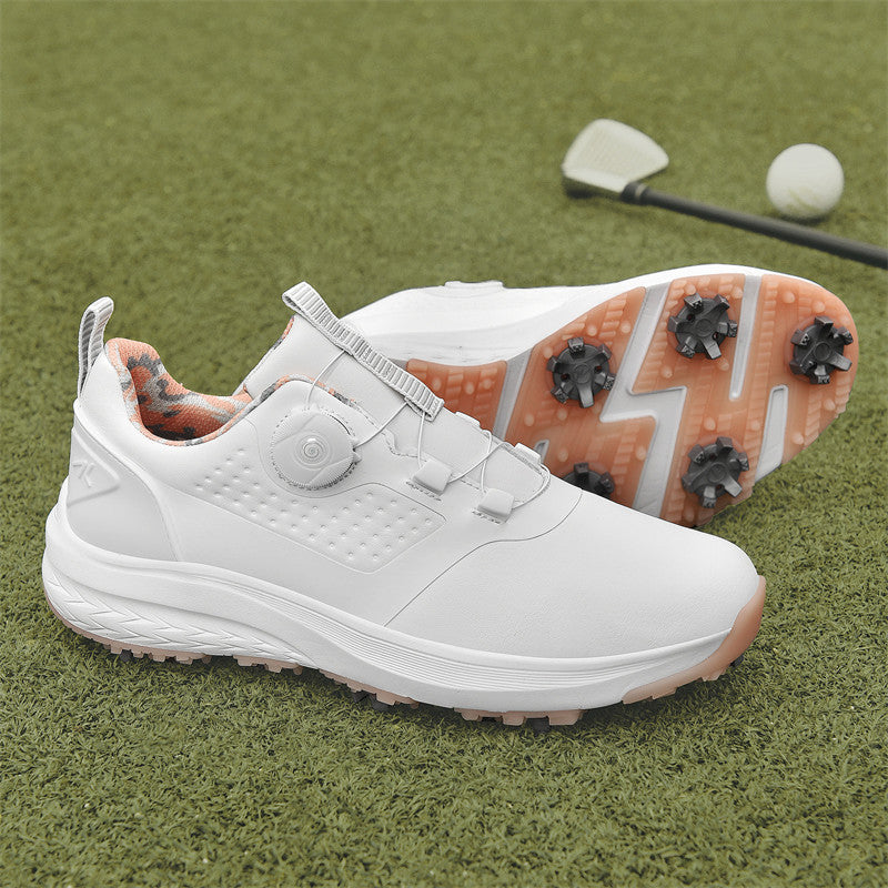 Waterproof Spiked Golf Shoes Couple Track Shoes